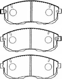 Комплект тормозных колодок AISIN B1N019